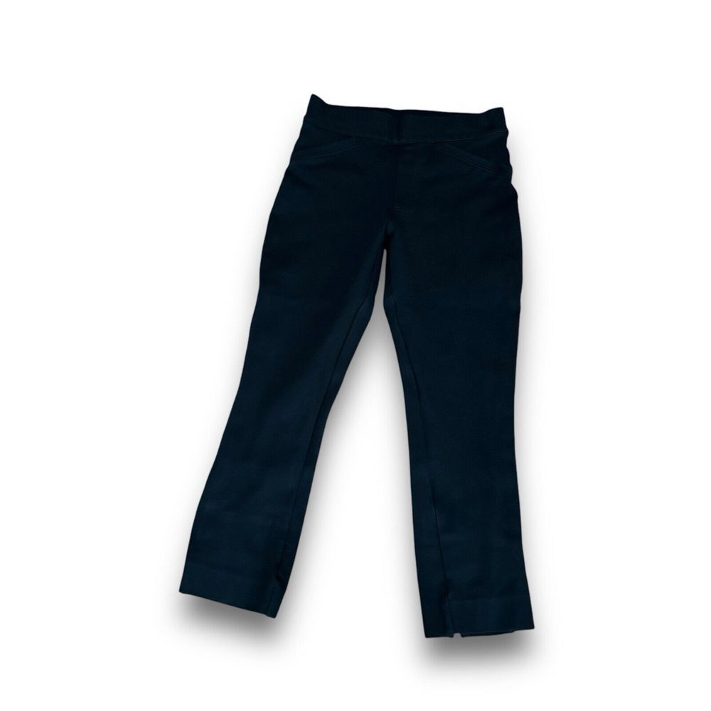 Spanx Women's Split Seam Skinny Pants Black Pockets Measures 24 x 22‎